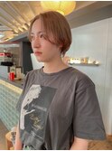 明るめハンサムショート