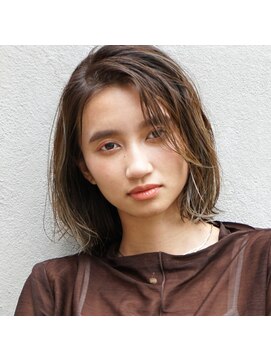 モンド ヘアクリエーション 西田店(monde hair creation) 【monde】ニュアンス巻き×アッシュグレージュ