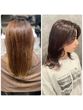 アミ(Ammi) 20代30代40代50代/美髪レイヤーカット/くびれミディアムレイヤー