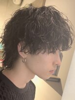 フィフス 大分(fifth)&nbsp;大分波巻きスパイラルパーマメンズカットラウンドマッシュウルフ