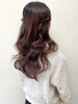 セルカ 新宿(CERCA) 小川/お呼ばれヘアセット/ハーフツイン/新宿ヘアメ