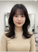 大人外ハネミディアムスタイル♪