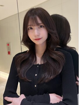 ロンドウル 熊本(Lond ulu) ミディアムヘア/暗めカラー/デザインカラー/韓国ヘア/髪質改善