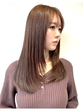 カバーヘア ブリス 戸田公園西口店(COVER HAIR bliss) 髪質改善/韓国レイヤー/ココアベージュ/大人可愛いp戸田公園