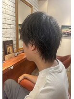 ヘアメイク フレンシア(hair make flencia)&nbsp;毛先の動きで魅せる黒髪ウルフ【087スタイル】