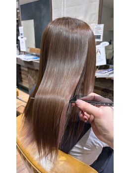 ザ カラー ラボ(THE COLOR LABO)の写真/業界最新の髪質改善カラーで、ダメージ毛でも艶髪へ。