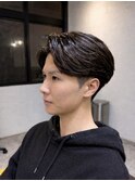 毛流れセンターパート