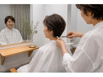 髪匠 りのんの写真/大型店が苦手な大人女性へ贅沢な少人数空間で一人ひとりの髪の悩みにじっくり寄り添うプライベートサロン