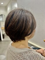 髪匠 りのん&nbsp;大人ふんわりショートボブ