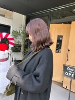 スペックホルダー(Spec Holder) デザインカラー大人可愛いラベンダーカール