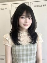 シュガソル 元町三宮(syugasol)&nbsp;着物ヘア/大人ガーリー/ダークアッシュ/似合わせカット/元町三宮
