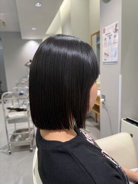 ファム 楽々園店(femme) 酸性縮毛矯正でタッセルボブ
