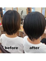 モンド ヘアクリエーション 和田店(monde hair creation)&nbsp;【monde】before × after × 髪質改善