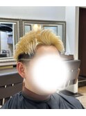 短髪『ツーブロック × ハイトーン』