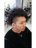 【tomos】men'sハードパーマ　ツーブロック　担当naoya@