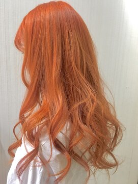 トムキャット(TOM CAT) ハイトーン ダブルカラー 外国人風オルチャン  オレンジベージュ