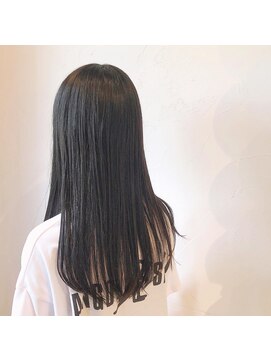 クレエ ヘアー デザイン(creer hair design) 大人可愛い20代30代40代艶ストレートナチュラルダークアッシュ