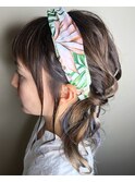 女子力アップ　ヘアアレンジ