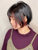 モリオフロムロンドン 原宿本店(morio from London) 【morio原宿】インナーカラーショートボブ