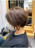 【30代40代】大人かわいい絶壁解消ショートパーマ「永田カズヤ」