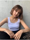まろやかベージュ×ミニボブ