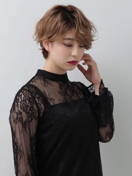 ヘアーカッティングガーデン ジャック モアザン 近鉄奈良店 ショートパーマ/無造作[奈良/大和西大寺駅/白髪ぼかし]
