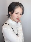 フェイスフレーミング/外ハネショートウルフ/前髪なし
