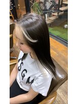 ラフ 難波店(LAFF)&nbsp;#黒髪#ボブルフ#ネビージュ#小顔#ワンレン