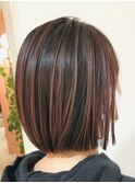 大人ボブハイライト