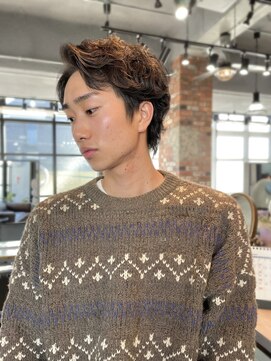 ザ シー 橋本(The C) ツーブロック　かきあげウルフ