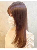 ジーナ 船橋(Zina) 大人かわいい20代30代40代小顔ショコラベージュ1Zina船橋