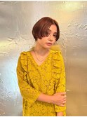 大人なフェミニンショートボブ