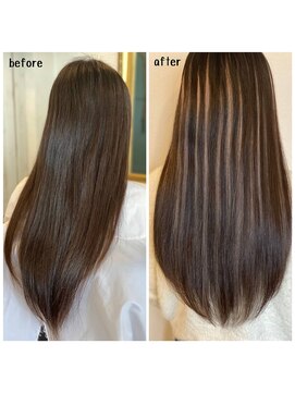 エクステンション キュー(extension Q) プルエクステ/ダイヤモンド毛質52cm(長さおへそ位)60本16,800円