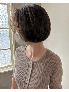 ジャム(Jam) 大人のミニボブと透明感ブラウン【藺草】