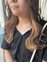 アン(Hair make un)&nbsp;【インナーカラー♪♪】ハニーミルクティーベージュ♪♪