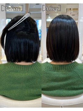 アッシュ 西荻窪店(Ash) 縮毛矯正 BEFORE&AFTER