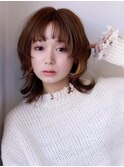 大人可愛い◎イメチェン似合わせカットハッシュカットフルバング