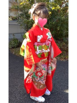 ブラウン(BROWN) お子様七五三詣りセット&着付け