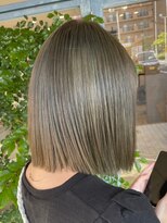 オープンジョー(Open Jaw)&nbsp;オリーブブラウン/切りっぱなしボブ