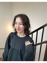 ナループロア ハチ(Nalu pu loa hachi)&nbsp;ボブパーマ/黒髪パーマ/切りっぱなしボブ/ショートボブ