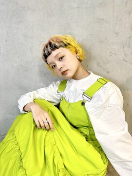 コイ(coii) イエローベージュショートカット