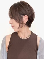 ネイロ バイ ジルブラン 葛西(NeiRo by JIL BLAN) ハイライト白髪ぼかしダブルカラーインナーカラーショートボブ