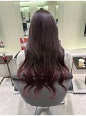 ロングレッドヘア