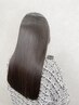 【新規限定】縮毛矯正☆自然な地毛風ストレート+トリートメント　￥13900
