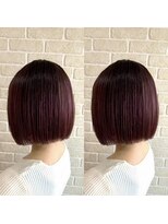 アボックス(abox)&nbsp;ボルドーレッドボブスタイル