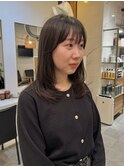大人上品ミディアムレイヤー＊顔周りレイヤー＊レイヤーカット
