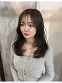 ざくざくlayer olive greige /暗髪/韓国/広島/袋町