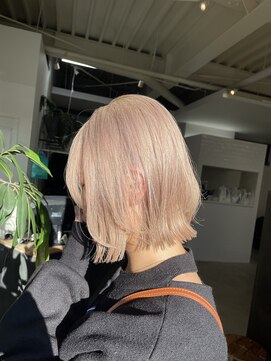 ハフ(HAFU) ミルクティーカラー