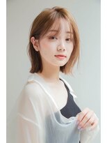 ハローバイシー 仙台(Hello by Sea)&nbsp;イメチェン小顔外はねボブイヤリングカラー[ワイドバング/韓国]