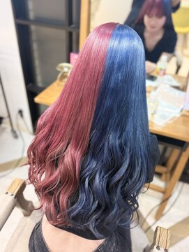 ラビスモア(Lovis moa) ピンクアッシュ/メルティカラー/似合わせカット/上尾/韓国